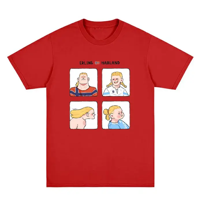 T-shirts Meme Haaland – T-shirt Amusant pour Hommes et Femmes