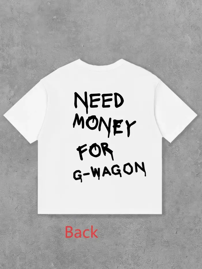 Hip Hop Harajuku Streetwear haute rue classique lettre surdimensionné T-shirt américain rétro col rond coton haut décont