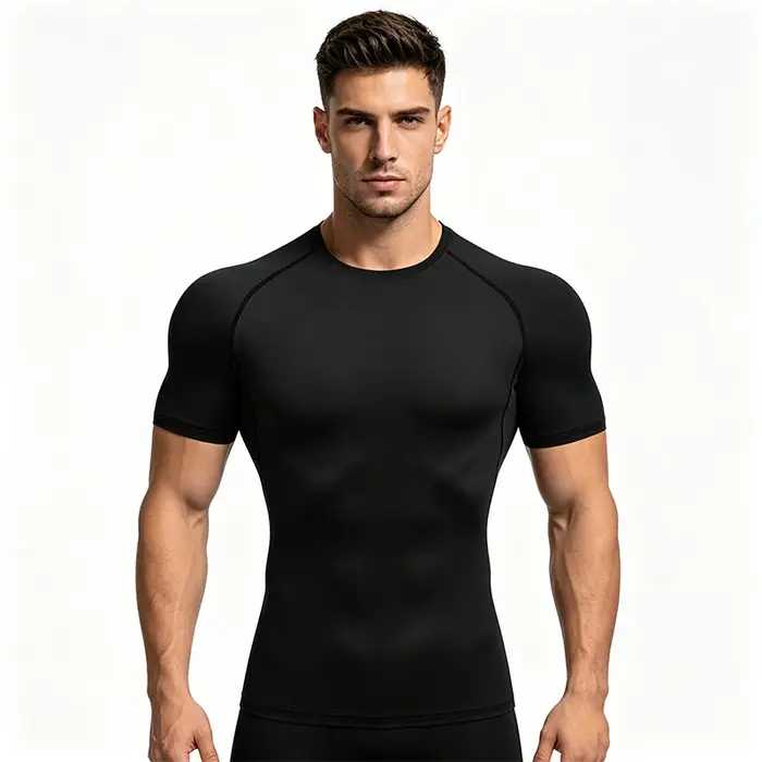 T-shirt de sport moulant pour homme