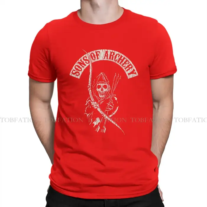 Tir à l'arc homme t-shirt fils de tir