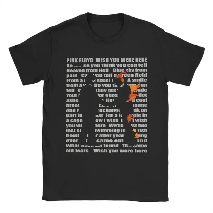 Pink Floyd vous souhaite ici T-Shirt en coton pour Couple été t-shirts géniaux