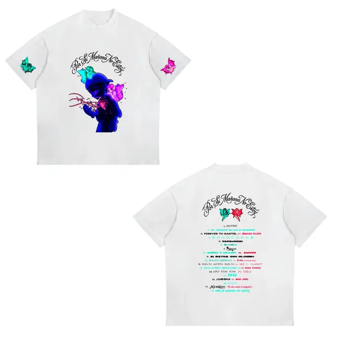 T-shirt Singer Omar Courtz Primera Musa Tour 2025 – Nouvelle Collection Mode Harajuku pour Hommes et Femmes