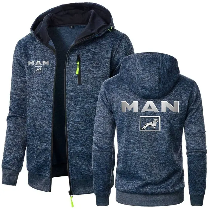 Simple confortable sweat veste camion homme vêtements d'extérieur à capuche hommes expédition coupe-vent chaud écharpe