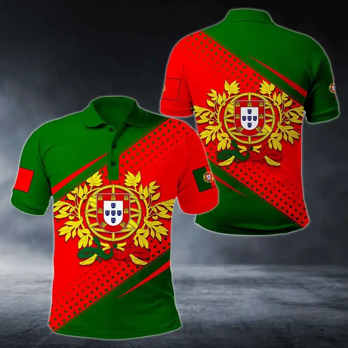 Polo personnalisé avec symbole du Portugal