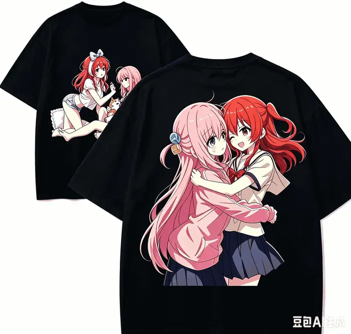 T-shirt Bocchi The Rock pour amoureux de l'anime