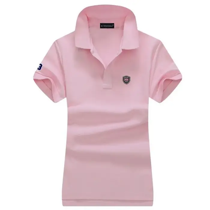 Vêtements de mode Polos Femme été nouveau Polo pour femmes chemise à manches courtes col