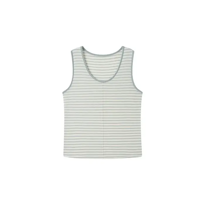 Débardeur en Acétate, Lin et Lyocell pour Femme – Nouvelle Collection Printemps/Été – Camisole Ample avec Base Rayée