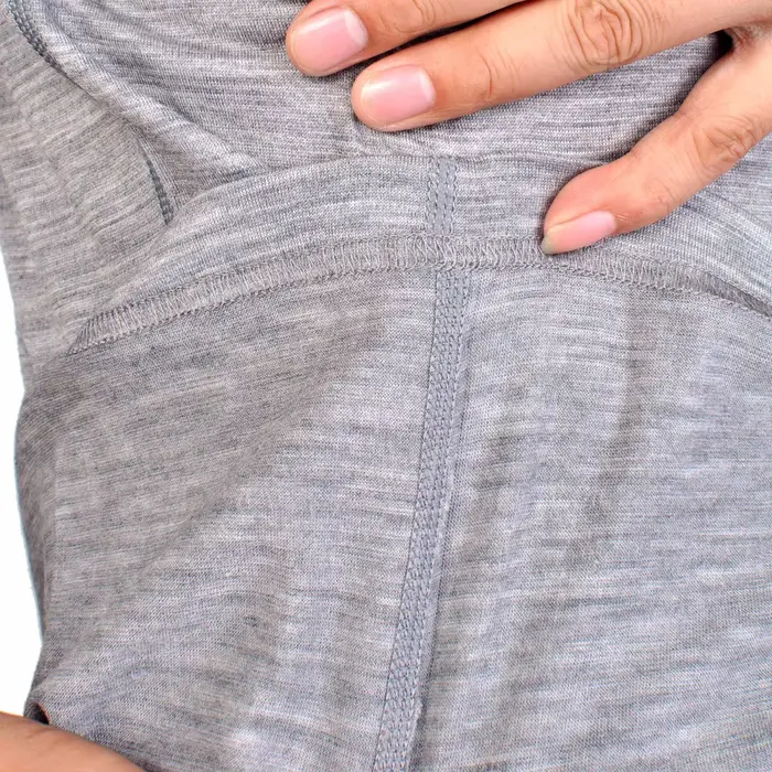 T-shirt manches courtes en laine mérinos pour homme
