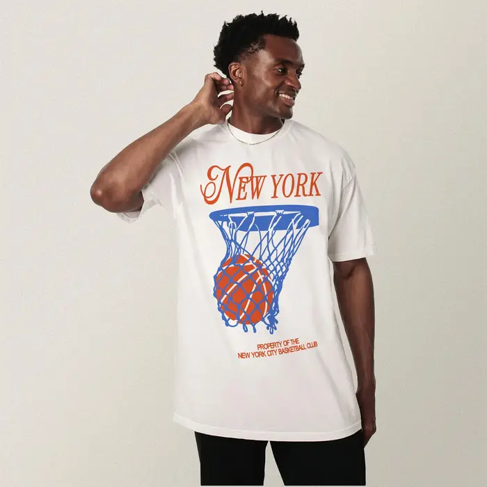 T-shirt de basket-ball New York pour homme