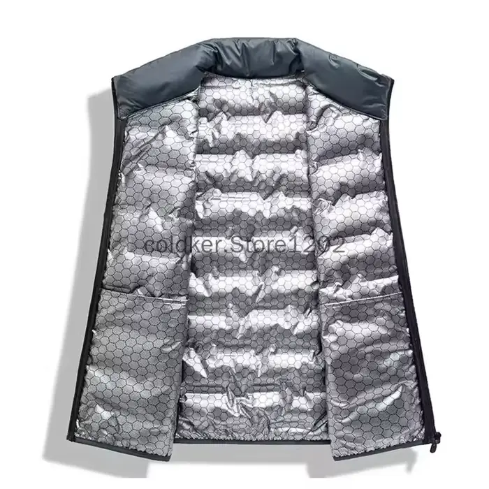 Hiver gilet sans manches vestes chaud imperméable ultraléger bouffant