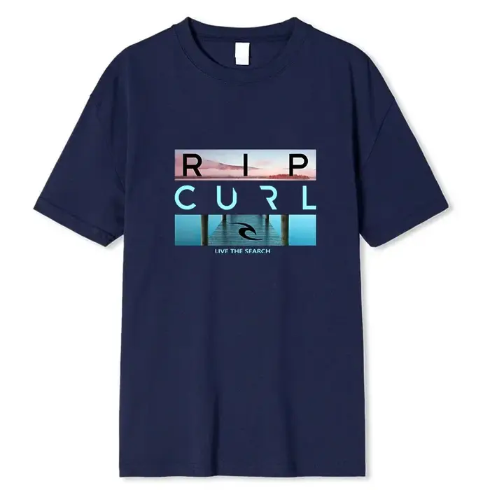 T-shirt Rip Livethe Search Beauty Curl pour hommes