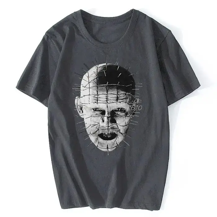 Hellraiser-film Pinhead-Close T-shirt-marque col rond mode décontracté haute qualité impression T-shirt