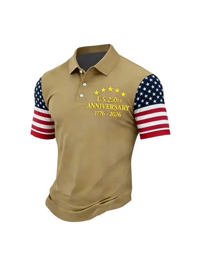 Polo patriotique USA pour homme