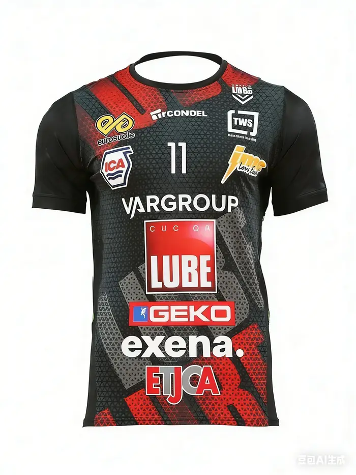 Nouveau T-shirt d'entraînement de volley-ball été 2026 – Maillot de sport respirant unisexe – T-shir