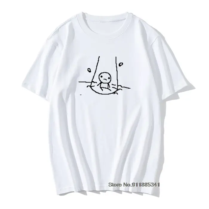 Bizarre hommes t-shirt la reliure d'Isaac T-Shirts couverture en coton drôle à manches courtes col r