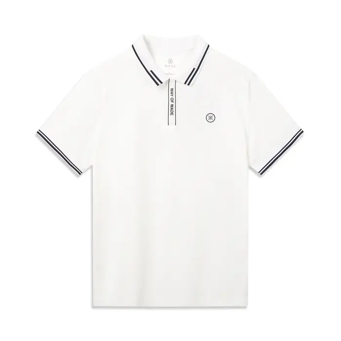 Li-Ning Polo Wade pour hommes LN COOL Protection solaire 69% coton 31% polyester respirant