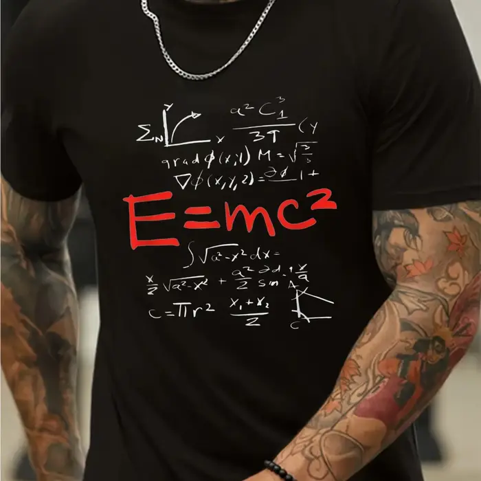 T-shirt décontracté à col rond pour homme en coton