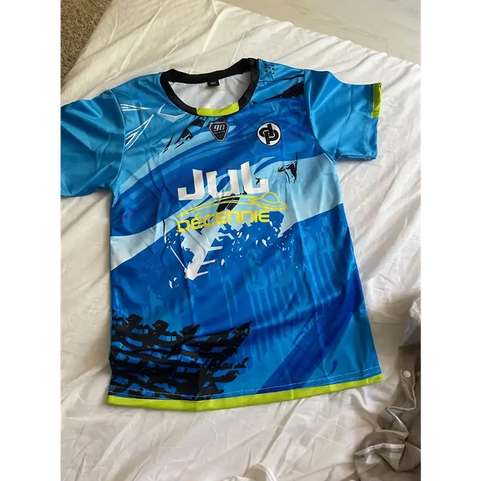 Nouveau Maillot JUL T-shirt été jeunesse respirant et séchage rapide formation Football chemises uni
