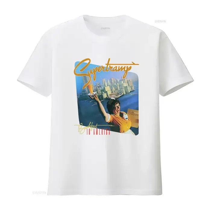T-shirt Supertramp Breakfast In America Rock Band