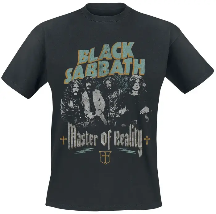 T-shirt unisexe en coton à motif Black Sabbath 2026
