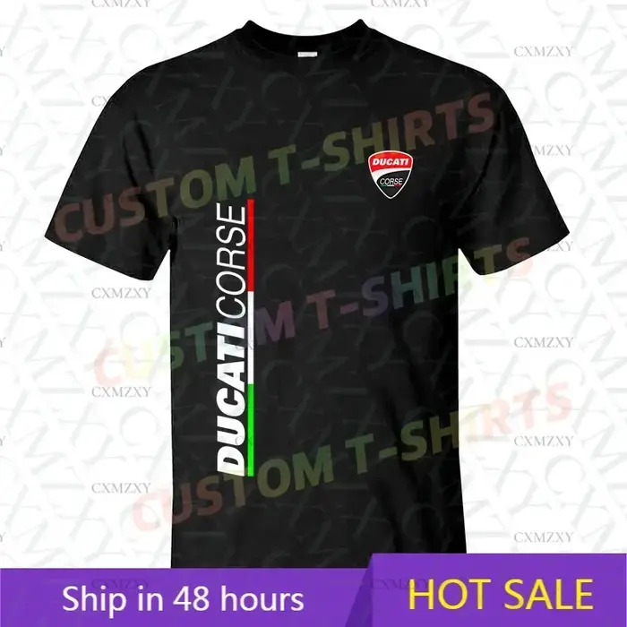 T-shirt décontracté pour hommes, nouveau, édition limitée, classique, rétro, Logo Ducatis Corse, gra
