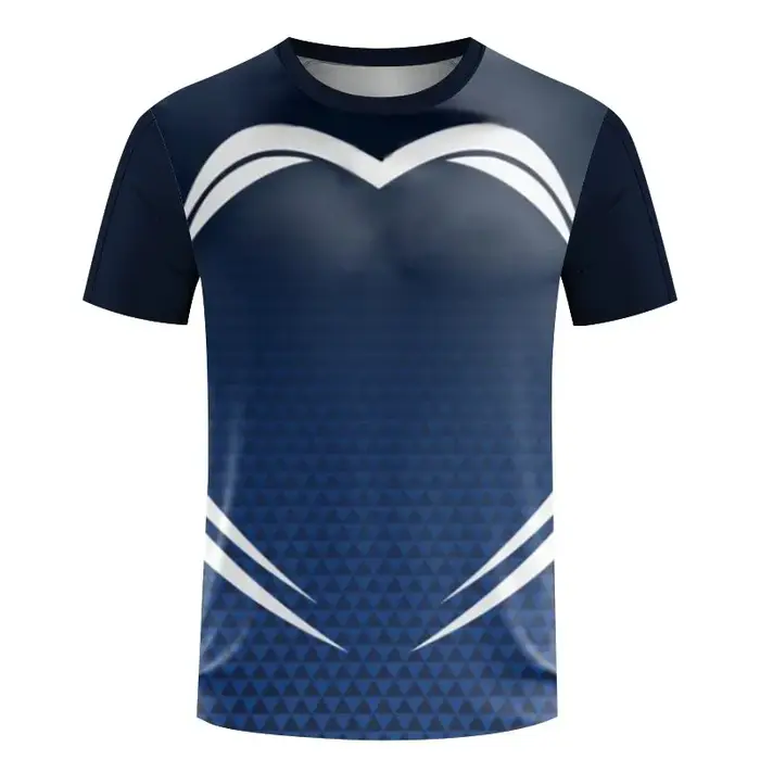 Mode Tennis de Table sport T-shirts été décontracté à manches courtes hommes femmes 3D imprimé