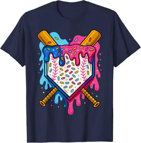 Baseball garçons crème glacée goutte
