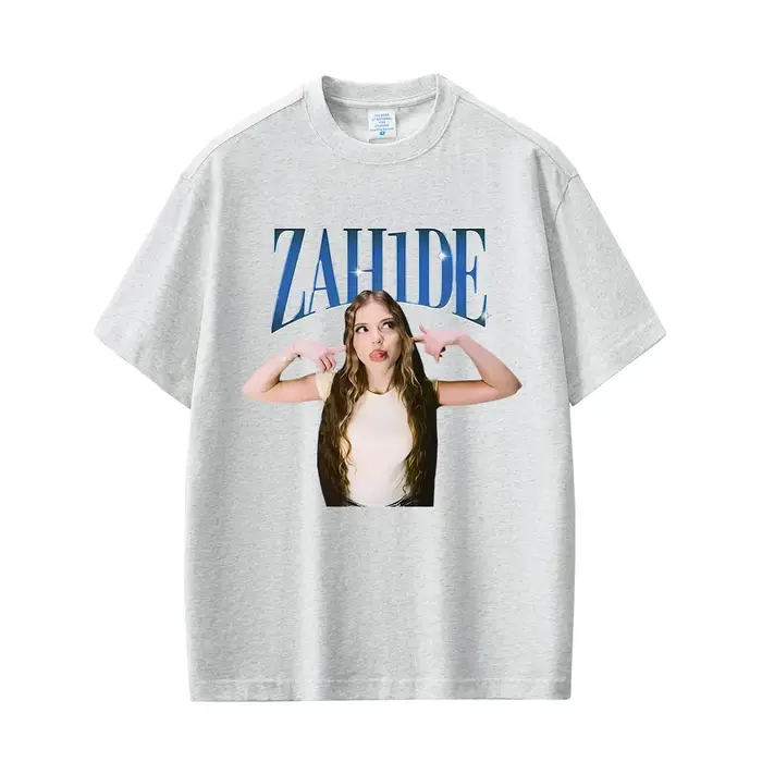 Chanteur Zahide imprimé graphique T-shirts hommes femmes mode décontracté coton à manches courtes