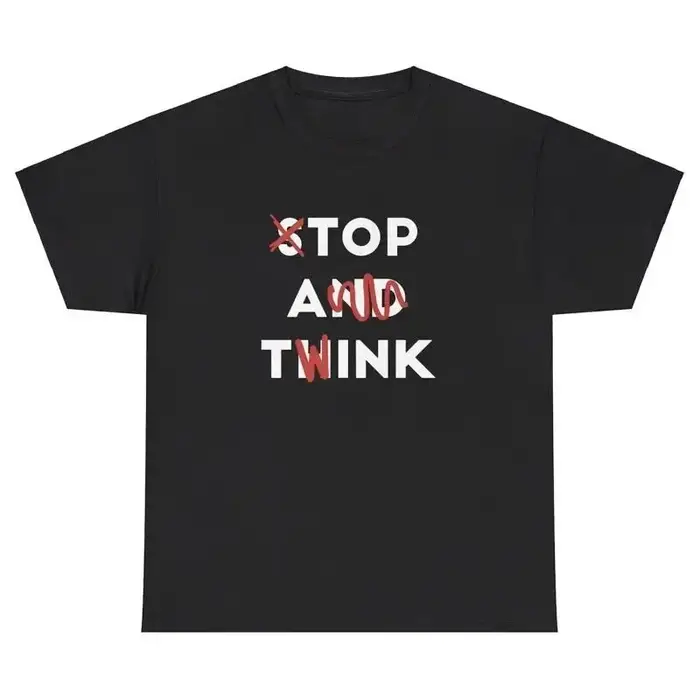 T-shirt drôle Top A Twink, humorisme adulte inapproprié, blagues, T-shirt graphique pour femmes, vêt