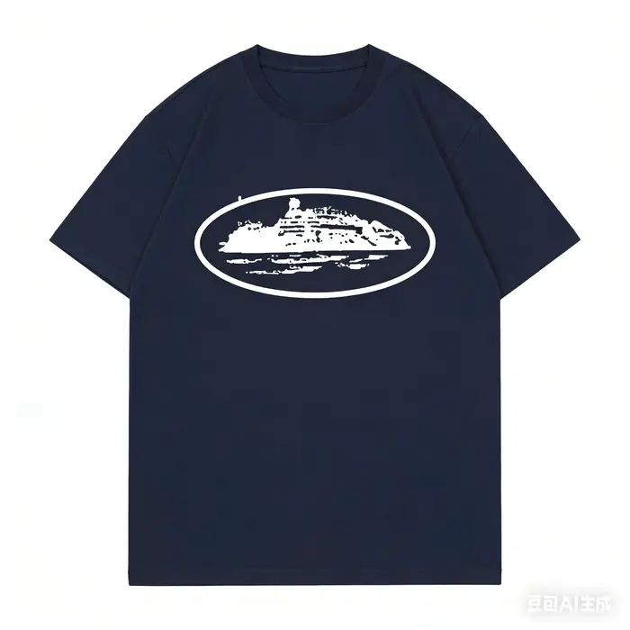 T-shirt classique avec logo de marque Island