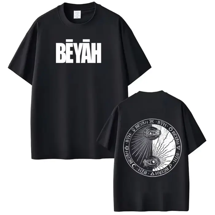 T-shirts imprimés pour hommes et femmes du rappeur Damso Beyah Tour 2026, t-shirts hip-hop d'été à m