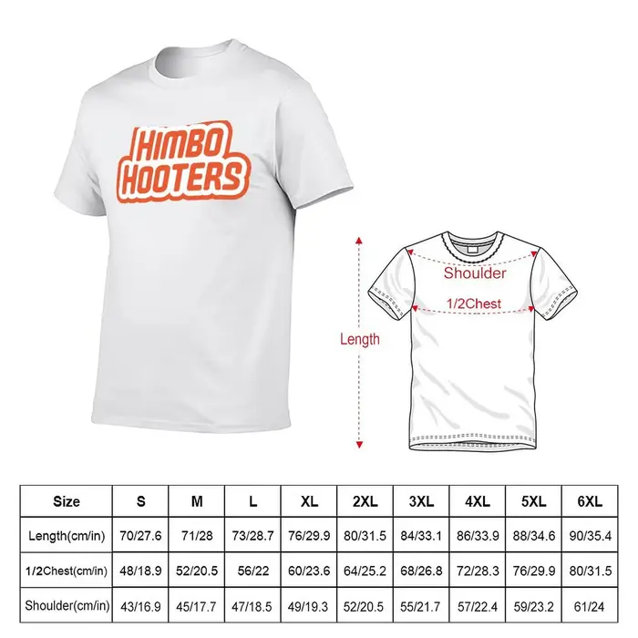 T-shirt Himbo Hooters (Orange) personnalisé