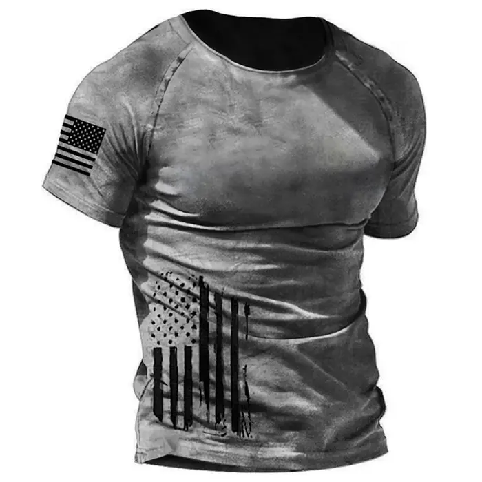 T-shirt de course de moto rétro pour hommes