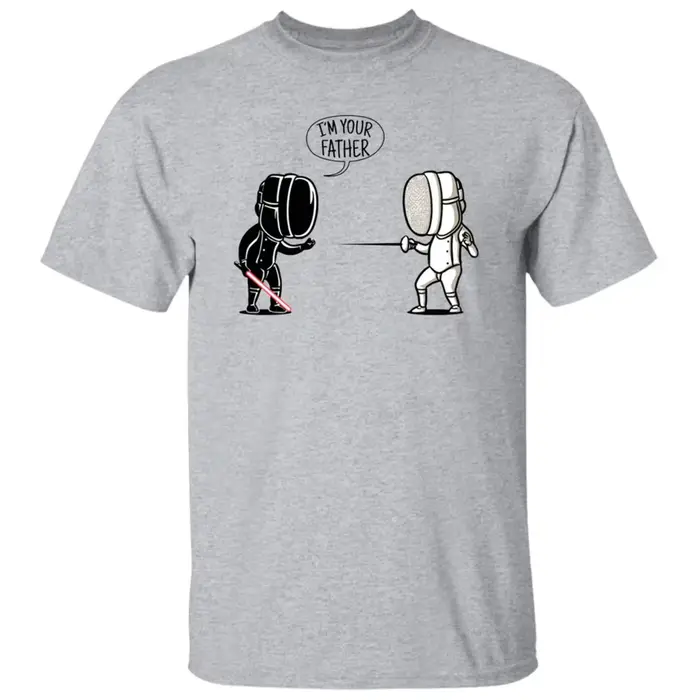 Esgrima t-shirt drôle citation je suis votre père escrime Sport