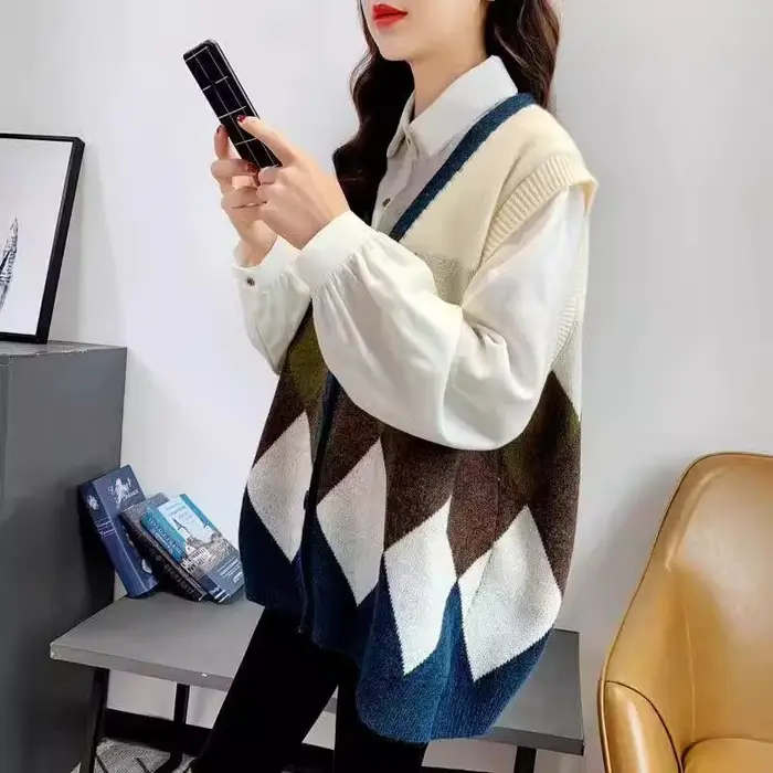Cardigan tricoté pour femmes