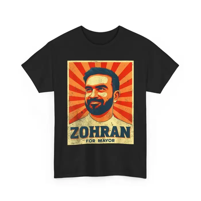 Zohran Mamdani pour Mayor Merch Chemise Imprimée
