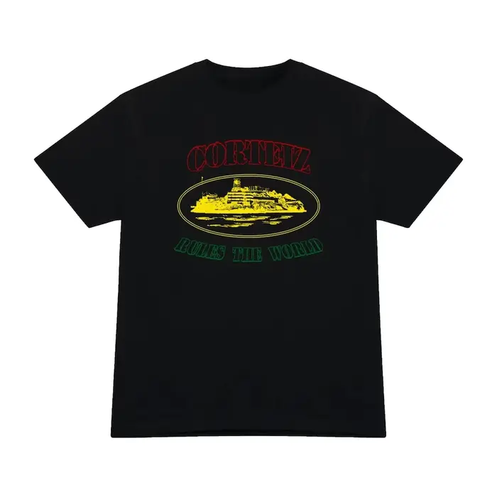 T-shirt unisexe décontracté à col rond 100 % coton avec motif vintage Island