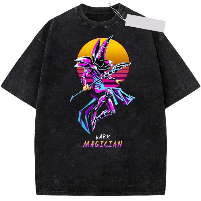 Yu-Gi-Oh! Vintage Lavé et Délavé T-shirt graphique Yugi Muto pour hommes
