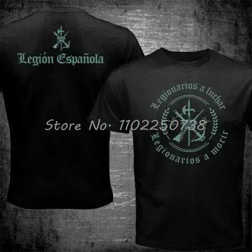 Espagne légion étrigh espagnole Espanola Tercio armée militaire T-Shirt été coton à manches courtes 