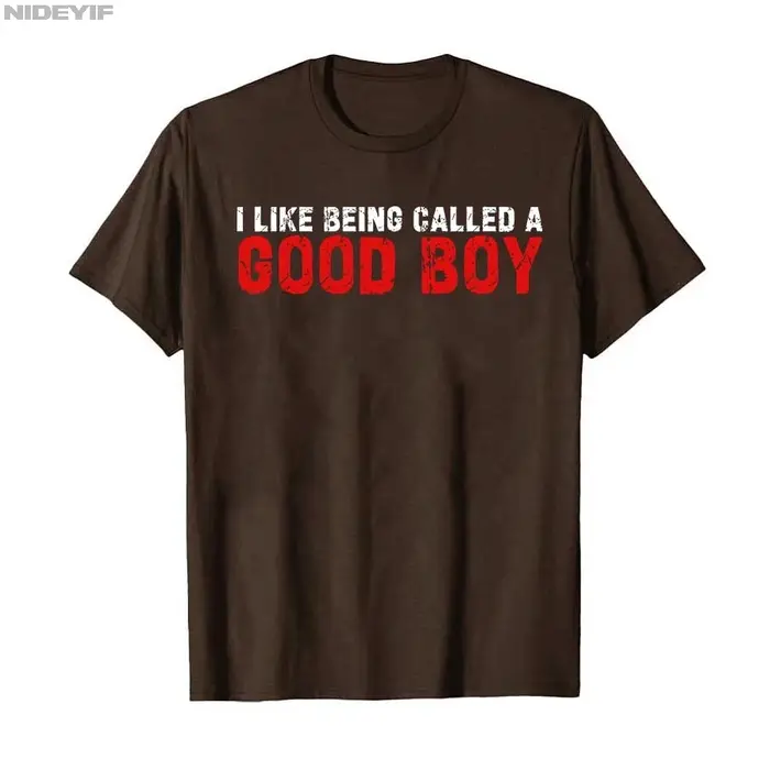 J'aime être appelé un bon garçon Brainrot drôle Gen Alpha T-shirt hommes femmes 100% coton t-shirts à manches courtes hauts P458