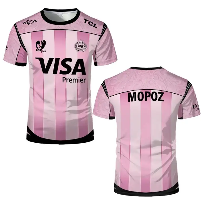 Nouveau maillot d'e-sport Gentle Mates M8 Team pour hommes