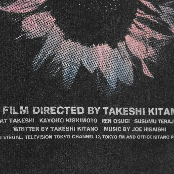 Hana-Bi T-Shirt travaux d'incendie film japonais Takeshi Kitano Sonatine une scène à la mer été coton