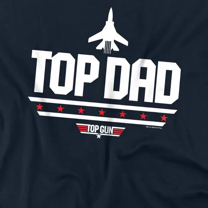 T-shirt Top Gun avec logo vieilli (Marron chiné) Nouvelle collection été 2026 pour femme