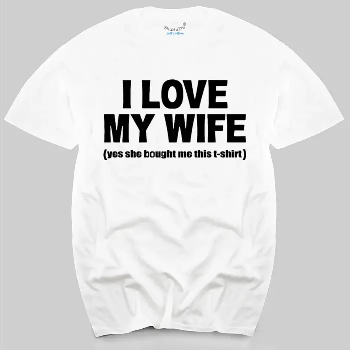 T-shirt I LOVE MY WIFE pour hommes, piles NY ThéTED, Coalition, mari, papa, idée cadeau, nouveauté, mariage, top t-shirts pour hommes
