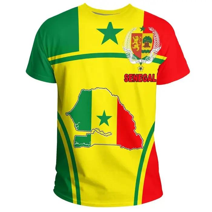 T-shirt Sénégal africain pour hommes