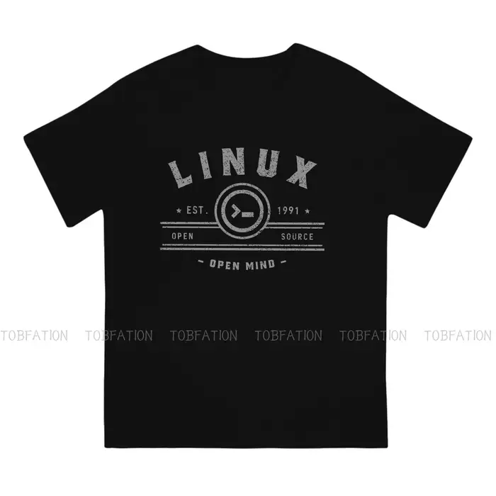T-shirt Linux exclusif T-shirt homme décontracté