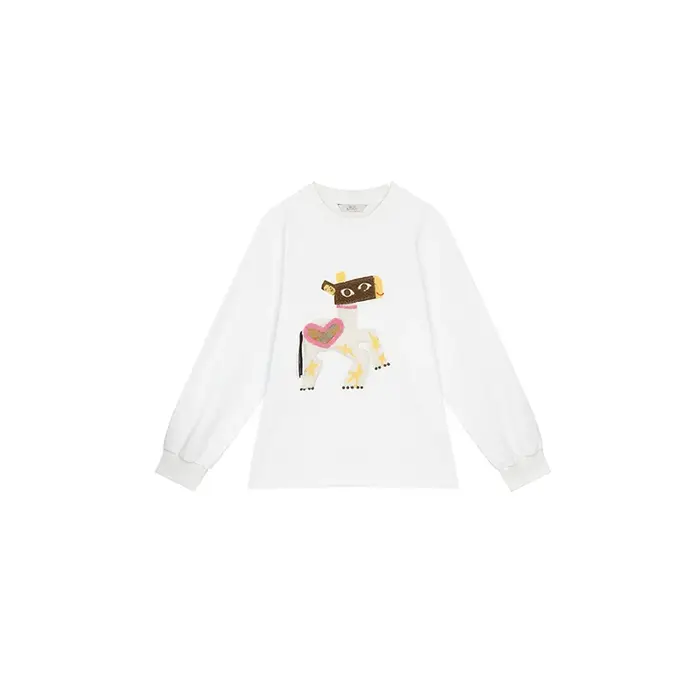 ELFSACK T-shirt à manches longues pour femme avec adorable motif de cheval, sweat-shirt à manches lo