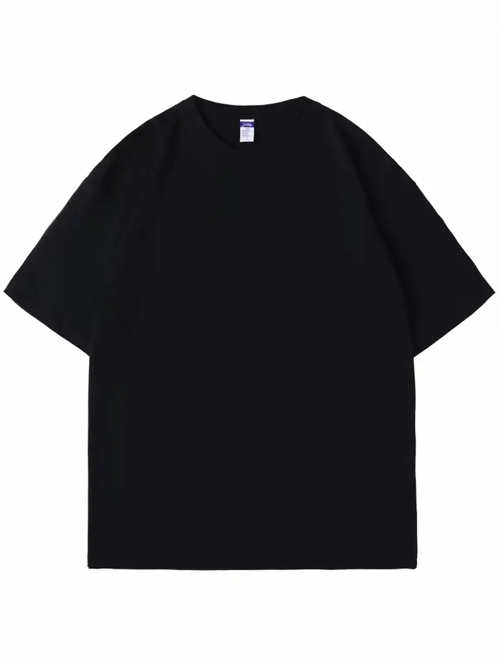 T-shirt personnalisé avec Logo gratuit, impression d'image, haut ample à manches courtes, broderie d