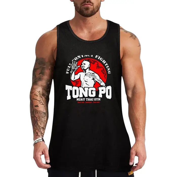 TONG bagMUAY THAI FIGHTER-T-shirt de combat contre les coups de feu