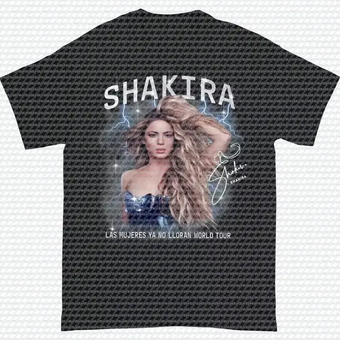 T-shirt Shakira Las Mujeres Ya No Lloran World Tour